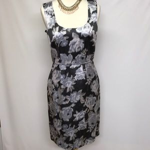 Floral dress silk/cotton .